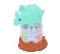 Kids Rhinestone Growing Kit, Science DIY Toy with Light Up Display, Dinosaur Doll, and Experiment Materials, Enhance Cognitive Learning (Green)