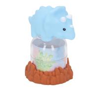 Kids Rhinestone Growing Kit, Science DIY Toy with Light Up Display, Dinosaur Doll, and Experiment Materials, Enhance Cognitive Learning (Blue)