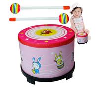 Kids Rhythm Drum - Colorful Music Toy, Handheld Percussion, Lightweight Sound Maker | Interactive Learning Instrument Kit, Durable Child Safe Drumming Set For Classroom Activities, Preschool Musik