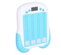 Kids Rhythm Game,Console Handheld Rhythm Button Game with Light Music for Children Interactive Play Compact Design Multiple Challenge Modes (Blue)
