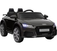 Kids Ride On Audi TT Car Childrens Sports Car Remote Lights MP3 Black 3-6 Years