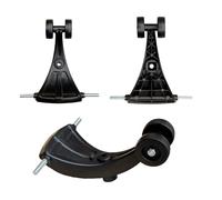 Kids Ride On Car Toy Front/Rear Assembly Wheel Replacement Part With Metal Frame For Swing Car And Twist Vehicle 3PCS Kids Swing Car Wheel Accessory Replacement
