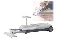 Kids Ride On Cleaning Go Kart with Mop, Electric Wiggle Car with Glowing Wheels, Anti-Rollover, Portable Floor Cleaner Toy for Ages 3+