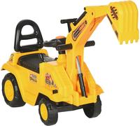 Kids Ride On Digger Push Along Childrens Tractor 1-4 Yrs Digger Yellow
