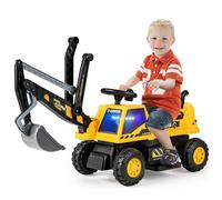 Kids Ride On Excavator Ride On Tractor Construction Truck Pretend Play