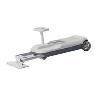 Kids Ride-On Floor Cleaner Kart with Glowing Wheels and Storage for Fun Cleaning Play