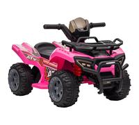 Kids Ride-on Four Wheeler ATV Car with Music for 18-36 months Pink