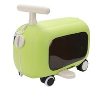 Kids Ride On Suitcase Multi Functional Stable Large Capacity Rideable Luggage for Travel, Safe 90 Degree Folding Pedals Children's Luggage, Lightweight Kids Suitcase (Green)