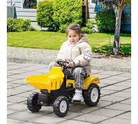 Kids Ride On Tractor with Pedal Function and Bucket Loader for Outdoor Play, Durable Construction for Ages 3-6
