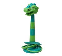 Kids Ring Tossing Game,Dinosaur Stacking Toys - Beach Ring Throwing Toy,for Birthday Party Family Gathering Backyard Camping Beach Picnic Summer Camp School Event Holiday