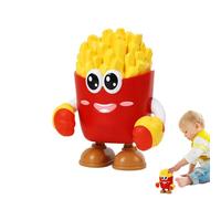 Kids Robot | Dance Robot - Electric Music Light French Fries Design Doll for Home Indoor Kids Entertainment Play Learning Fun