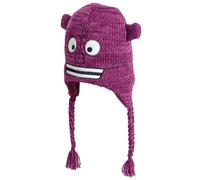 KIDS ROBOT EAR WARMER HAT - Purple