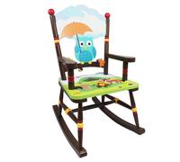 Kids Rocking Chair Wooden Enchanted Woodland Fantasy Fields Teamson Kids