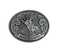 Kid's Rodeo Champion Belt Buckle, Silver