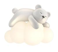 Kids Room Hardwired Small Cloud Wall Lamp LED Milk White Shade Wall Light Cartoon Bear Cute Rabbit Dimmable Wall Sconce for Boys Bedroom Girls Nursery Bedside Dining Room Stairs Porch Hallway(