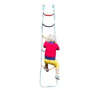 Kids Rope Ladder - Lightweight Rope Structure, Vibrant Visual Appeal, Stable Hanging Assembly, Fun Vertical Climb Accessory With Physical Coordination Enhancement | Perfect for Garden Tree Pla
