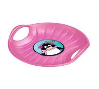 Kids Round Slide Plastic Snow Sledge Handle Large Super Spin Adults Winter Fun