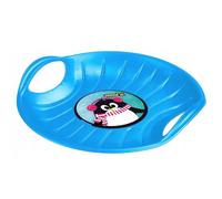 Kids Round Slide Plastic Snow Sledge Handle Large Super Spin Adults Winter Fun