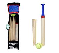 Kids Rounders Set - Includes 1 Bat, 1 Ball, 4 Posts & Carry Bag - Outdoor Sports Game for Children, Great for Garden, Backyard, Park