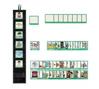 Kids Routine Chart - Visual Timetable | Kids Visual Schedule | Children Planner Charts | Board Learning Aid Tool With 45 Activity & 9 Blank Cards | Daily Behavior Pocket Schedules