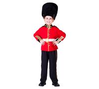 KIDS ROYAL GUARD COSTUME CHILDRENS DELUXE PALACE SOLDIER UNIFORM BOYS AGE 3-14