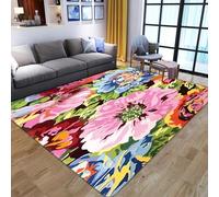 Kids Rug - 3D Plant Rose Rug, Childrens Rugs For Bedroom, Area Carpet For Kids Room, Nursery Or Playroom Carpets - Baby Bedroom Accessories For Boys & Girls 180 X 280 Cm -4181957500321