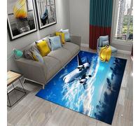 Kids Rug, Airplane Flying In The Sky Area Rug Carpet For Living Room Bedroom Playroom Classroom, Kids Rugs Non Slip Machine Washable - Polyester Soft Touch Easy Clean 60 X 120 Cm -69485275160