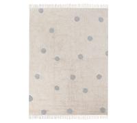 Kids Rug DARDERE Grey 140 x 200 cm Cotton