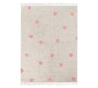 Kids Rug DARDERE Pink 140 x 200 cm Cotton