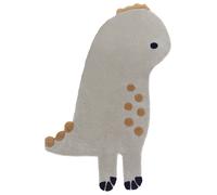 Beliani Kids Rug Dino Grey 100 X 160 Cm Wool