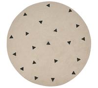 Beliani Kids Rug DURG Beige ? 140 cm Cotton, Cream