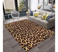 Kids Rug, Fashion Creative Leopard Print 80 X 120 Cm Area Rug Carpet For Living Room Bedroom Playroom Classroom, Kids Rugs Non Slip Foldable Nursery Decoration Floor Mats - Polyester Material -7D9A-C2