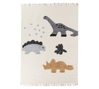 Beliani Kids Rug GHARTA Multicolour 140x200 cm Cotton, Cream