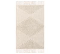 Kids Rug KHONOMA Beige 55 x 120 cm Cotton