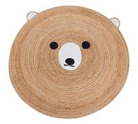 Kids Rug KOSALAR Beige ø 120 cm Jute