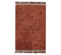 Beliani Kids Rug Laza Brown 140 X 200 Cm Cotton