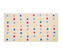 Beliani Kids Rug LELES Beige 80x150 cm Cotton, Multi