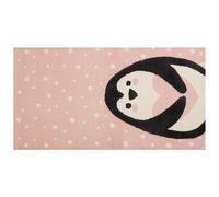 Beliani Kids Rug Pengkol Pink 80 X 150 Cm Cotton