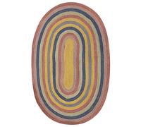 Beliani Kids Rug PEREWI Multicolour 70x100 cm Jute, Multi