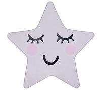 Kids Rug SIRIUS Pastel Pink 120 x 120 cm