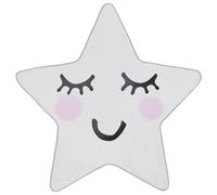 Beliani Kids Rug SIRIUS White 120x120 cm, White