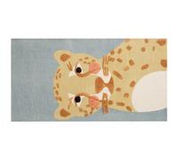 Beliani Kids Rug Tangse Grey 80 X 150 Cm Cotton