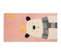 Beliani Kids Rug TAPAK Pink 80x150 cm Cotton, Multi