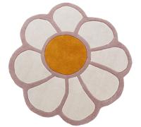Kids Rug THUMBELINA Off-White ø 120 cm Wool