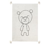 Kids Rug ZORAKAN Light Beige 140 x 200 cm Cotton