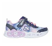 Kids S-Lights Trainers: Infinite Heart Lights Navy/Multi-Coloured