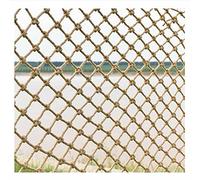 Kids Safe Jute Netting 4mmDurable Garden Rope Net for Tree House & Outdoor Jungle SwingProtective Manila C Netting (1x9m/3.28x29.52ft)
