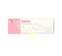 Kids Safe Sticker Book with Precuts Labels PET Sheets for Art Projects Home School Supplies Parent Child Activity Craft Sticker