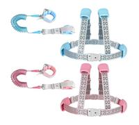 Kids Safety Harness - Anti Lost Wrist Link, Adjustable Reflective Harness | Reins for Walking, Reins for Kids with Induction Lock, Wrist Link Wristt Reinss for Girl Boys