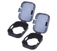 Kids Safety Lock Cover, Child Proof Door Knob Cover, Reusable ABS Cabinet Handle Guard for Toilets Refrigerators Apartment Drawer Cupboard Protection, 1.57x2.36x0.98 Inch, 2 Pieces